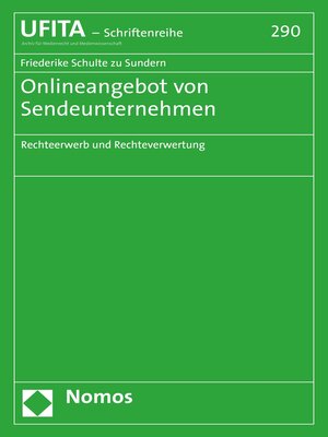 cover image of Onlineangebot von Sendeunternehmen